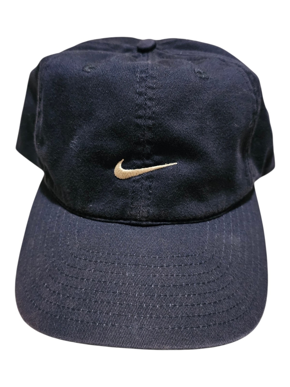 Vintage 90's Nike Navy Blue Men's Adjustable Hat